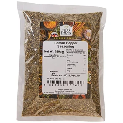 Image of Old India Lemon Pepper Seasoning 250g