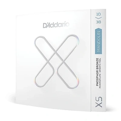 Image of D&#039;Addario Mandolin Strings Coated XS Phosphor Bronze For 8 String Maximum Life, Smooth Feel XSM1038 Light, 10 38