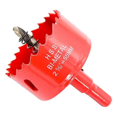 Image of 55mm Hole Saw LAIWEI Cutter,For Drilling Wood, Aluminum Profiles,PVC and Other Materials(2 5/32&quot;(55mm))…