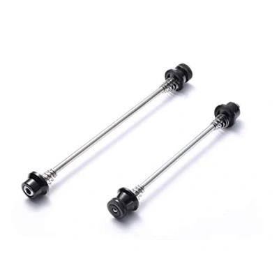 Image of MTB Road Bike Cycling Wheel Hub Non Quick Release Lock Skewers Sets, Hex Locking Skewer M5 Head Anti Theft Secure