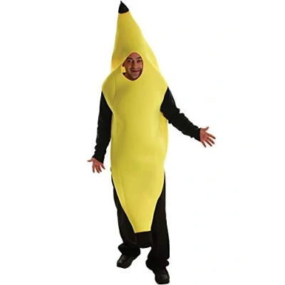 Image of Wicked Costumes Adult Barmy Banana Funny Fancy Dress Costume One Size
