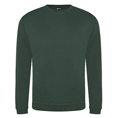 Image of Pro RTX Men&#039;s Opaque Crew Neck Long Sleeve Sweatshirt Green XXXXX Large
