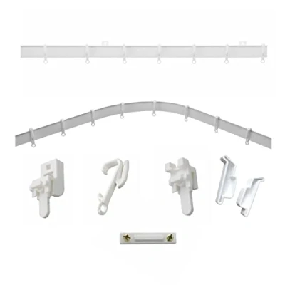 Image of Swish Aluglyde Aluminium track complete with fittings, White (200cm Wide)