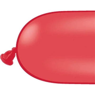 Image of 260Q Qualatex Standard Colours Modelling Balloons (Red, 100 Pack)