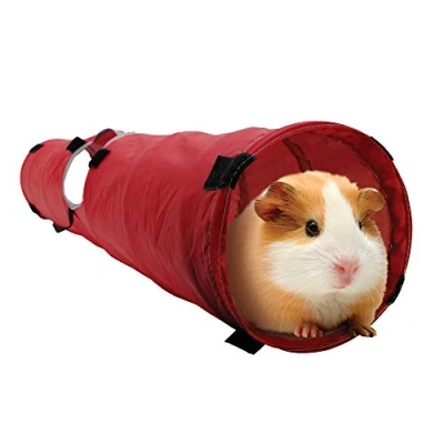 Image of Living World Pet Tunnel, Red/Grey