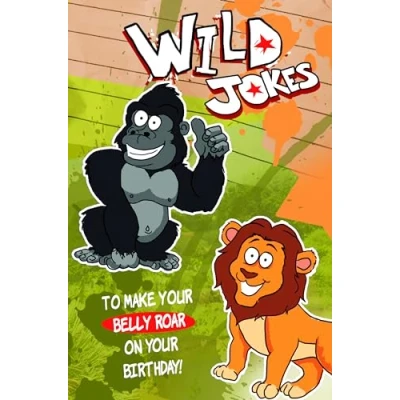 Image of Animal Birthday Card With 8 Wild Jokes For Kids