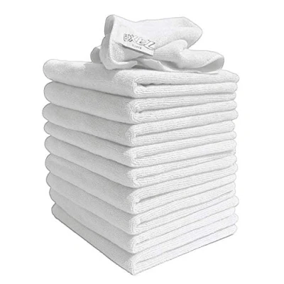Image of Exel 5 x Supercloth Medium Duty Microfibre Cloth ideal for Home, Car or Garden Pack of 10 Cloths White