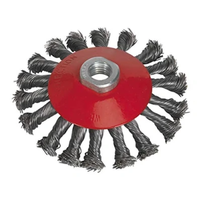 Image of Sealey Conical Wire Brush Ø115mm M14 x 2mm