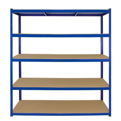 Image of Monster Racking 10 x Garage Shelving Unit / 5 Tier 1600mm Wide 600mm Deep/Steel &amp; MDF Shelves