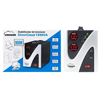 Image of Voltage Converter Stabilizer SilverCloud 1500VA 900W