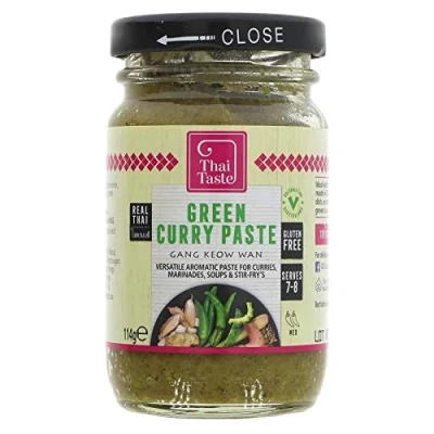 Image of THAI TASTE Green Curry Paste 5 x 114g (UK)