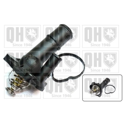 Image of 1302167, 1312630, 1355791, 1355792, 1358179 Engine thermostat QUINTON HAZELL QTH617K 89C with seal FORD: FOCUS 3, S Max Mk1, MONDEO 4, MAZDA: MX 5 3