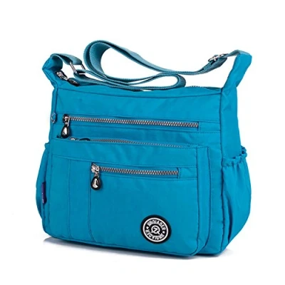 Image of MeCooler Casual Shoulder Bag Women Cross Body Lightweight Bookbags Waterproof Travel Messenger for Sport Ladies Satchel