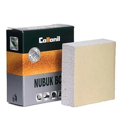 Image of Collonil Suede Leather Nubuk Box White