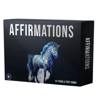 Image of JB UK Affirmations: Daily Positive Affirmation Cards Inspirational Self Empowerment Quotes for Stress Relief &amp; Mindfulness Women Men Anxiety