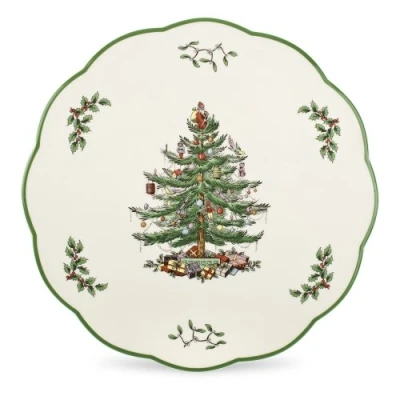 Image of Spode Christmas Tree Cheese Board/Trivet