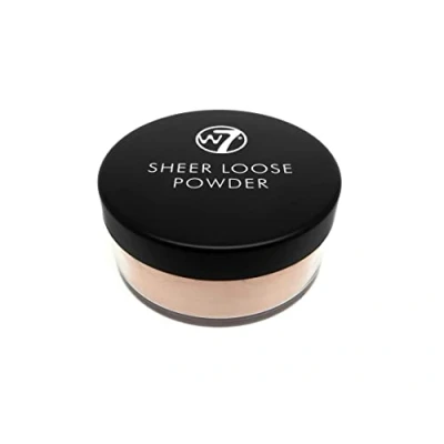 Image of W7 Sheer Loose Face Powder Ultra Fine Setting For Long Lasting Makeup (Honey)