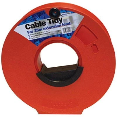 Image of Leisurewize LWACC3 Cable Tidy Reel 25m Mains Hook Up Lead Extension Caravan Motorhome Wire Storage Camping Home