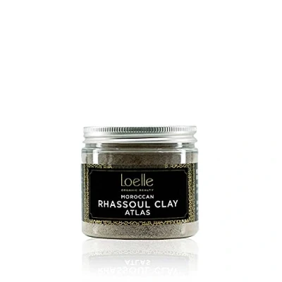 Image of Loelle Rhassoul Clay Powder Create a Purifying Face Mask with this Ghassoul Soap Moroccan for Oily Hair Natural Cosmetics Made in Morocco (220g), Beige