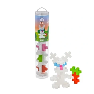 Image of PLUS Building Blocks Toy 15 Large Durable Pieces For a Bunny Build, Great Easter Gifts Kids Construction Toys, Learning Resources and STEM Play Toys 1 Year Old Boys Girls,