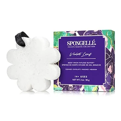 Image of SPONGELLÉ Private Reserve Body Wash Infused Buffer, Violet Leaf