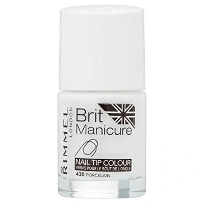 Image of Rimmel London Brit Manicure Nail Tip Colour Shade 430 Porcelain