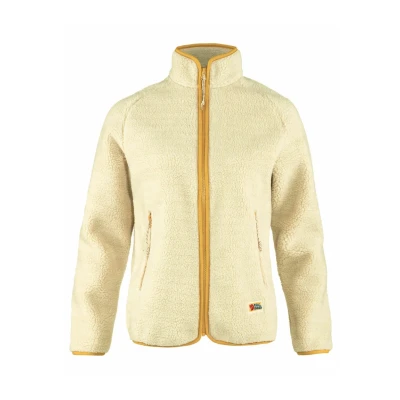 Image of Fjallraven 84789 113 Vardag Pile Fleece W/Vardag W Sweatshirt Women&#039;s Chalk White Size S