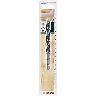 Image of Bosch 2609255159 10 mm Diameter Hex Shank Wood Drill Bit