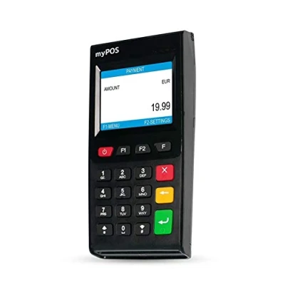 Image of myPOS Go Portable Card Machine Accept Contactless Payments, Debit Cards, Credit NFC, Google Pay, Apple Chip&amp;PIN and Magstripe