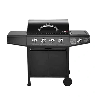 Image of CosmoGrill 4+1 Series Gas BBQ with Side Barbecue Burner and Storage (4+1 Barbecue)