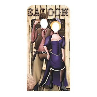 Image of Star Cutouts Cut Out of Wild West Stand in