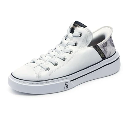 Image of Skechers Men&#039;s Dogg: Snoop One Double G Hands Free Slip ins Sneaker, White/Black, 7 UK