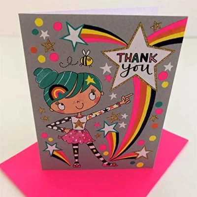 Image of Rachel Ellen Pack Of 5 Thank You Cards Suki Starburst