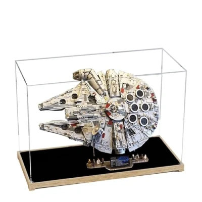 Image of Acrylic Display Case for Lego 75192 Deluxe Millennium Falcon，Dustproof Box, Storage Transparent Box Compatible with 75192（Only Case, No Model (Option 3)