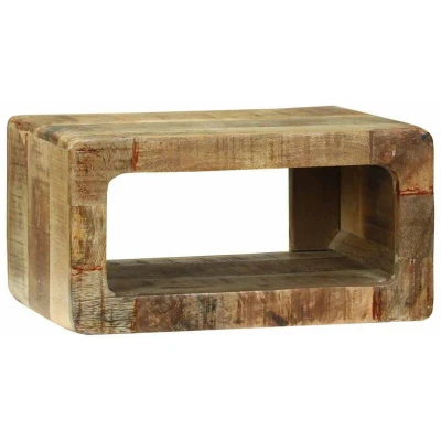 Image of vidaXL 3 Piece TV Cabinet Set Solid Wood Rough Mango