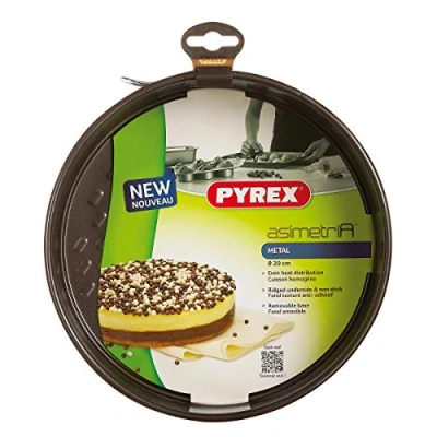 Image of Pyrex asimetriA Metal Springform 20 cm, Brown, 1
