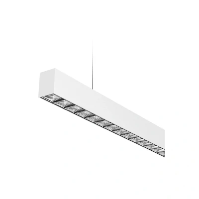 Image of Nile II 3 in 1 DALI Up/Down Reflector 4FT LED Batten 35W White Kosnic