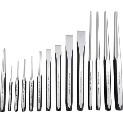 Image of Yamoto Chrome Vanadium Chisel &amp; Punch Set (14 Piece)