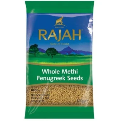 Image of Rajah Methi (Fenugreek Seeds) Whole 100gr x 10 pack