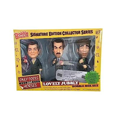 Image of Sporting Profiles Only Fools and Horses Vinyl Figures Multipack Series 2 David Jason Signature Edition LARGE 7 Inches Autographed plus Free Keyring