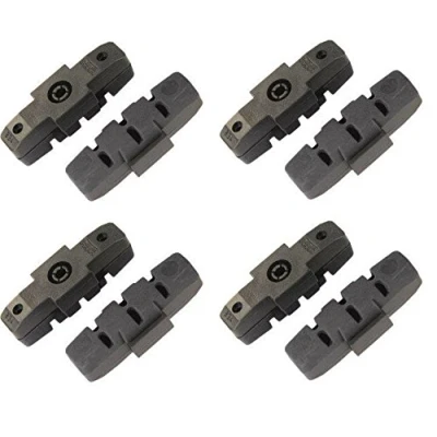 Image of Magura HS11 HS33 Brake Pads, Set of 8, Black (Rubber), Original for Hydraulic Rim Brakes