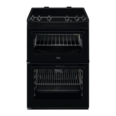 Image of AEG SurroundCook CIX6500ABB 60 cm Electric Ceramic Cooker Black, Black