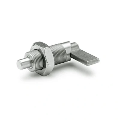 Image of Ganter Standard Elements/Locking Latch/GN 612 10 Bolt Diameter: mm 1 Units, Silver, GN M20X1,5 AK NI