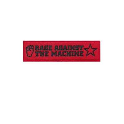Image of Rage Against The Machine Machine_2 Patch Badge Embroidered Iron on Applique Souvenir Accessory