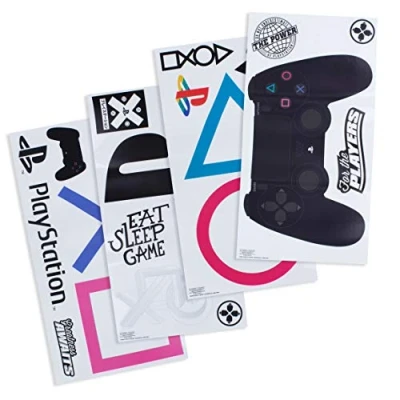Image of Paladone PP6581PS PlayStation Vinyl Wall Decals 22 Waterproof and Removable Stickers, Multi Coloured, 27.0 cm*15.0 cm*3.0 cm