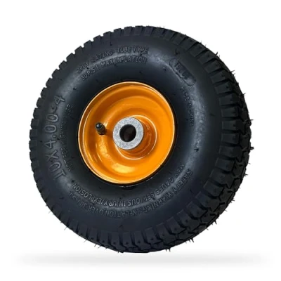 Image of GREENSTAR Complete Wheel Suitable for MC Culloch Mowcart 66 Rider Size 400x10 4
