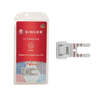 Image of SINGER Presser Foot, Metal, White, 1/4 inches