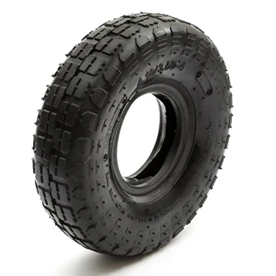 Image of Tyre 4.10/3.50 4 Knobbly Tread 410/350 410/350x4 Petrol Gas Scooter Inch Rim