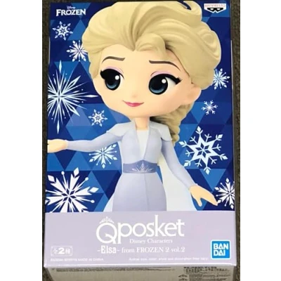 Image of BANPRESTO Q Posket Disney Characters Elsa From Frozen 2 Vol.2 (Version A) Statue