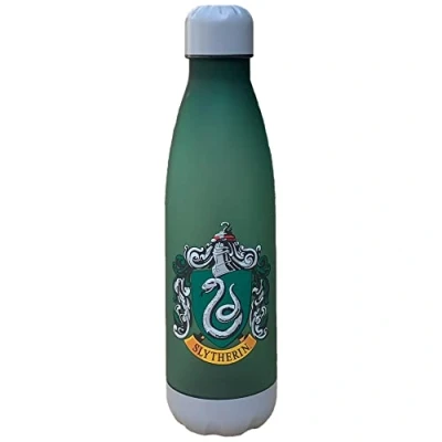 Image of CARTOON Harry Potter Reusable Plastic Bottle, Slytherin, BPA Free, 650ml Unscrewable Cap